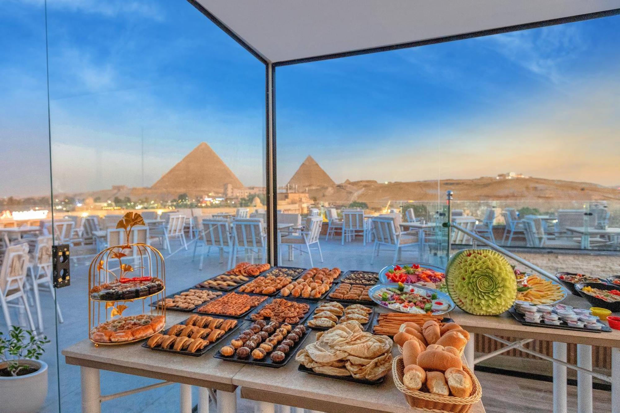 Gaia Pyramids Hotel Kafrat al Jabal Екстер'єр фото