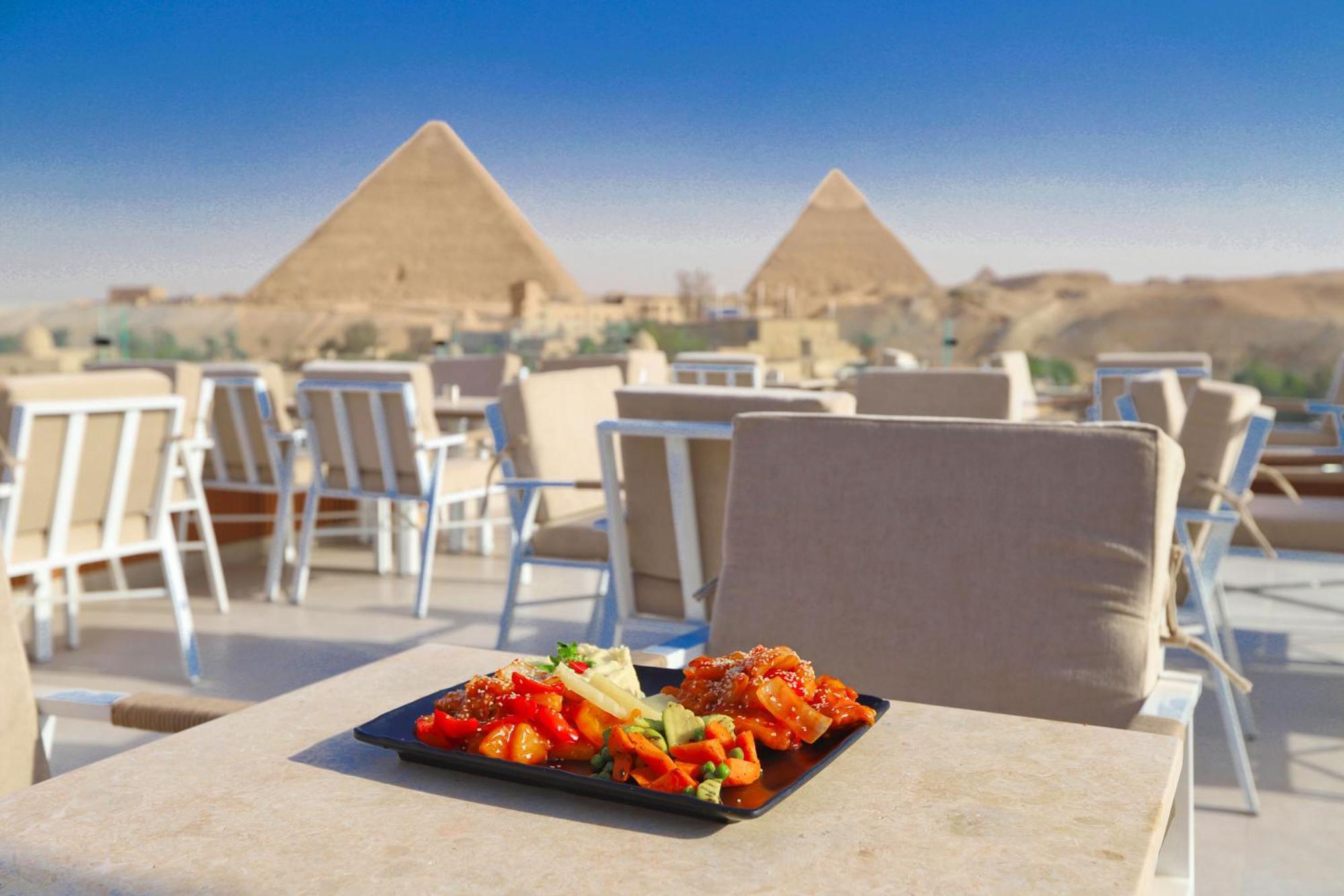 Gaia Pyramids Hotel Kafrat al Jabal Екстер'єр фото