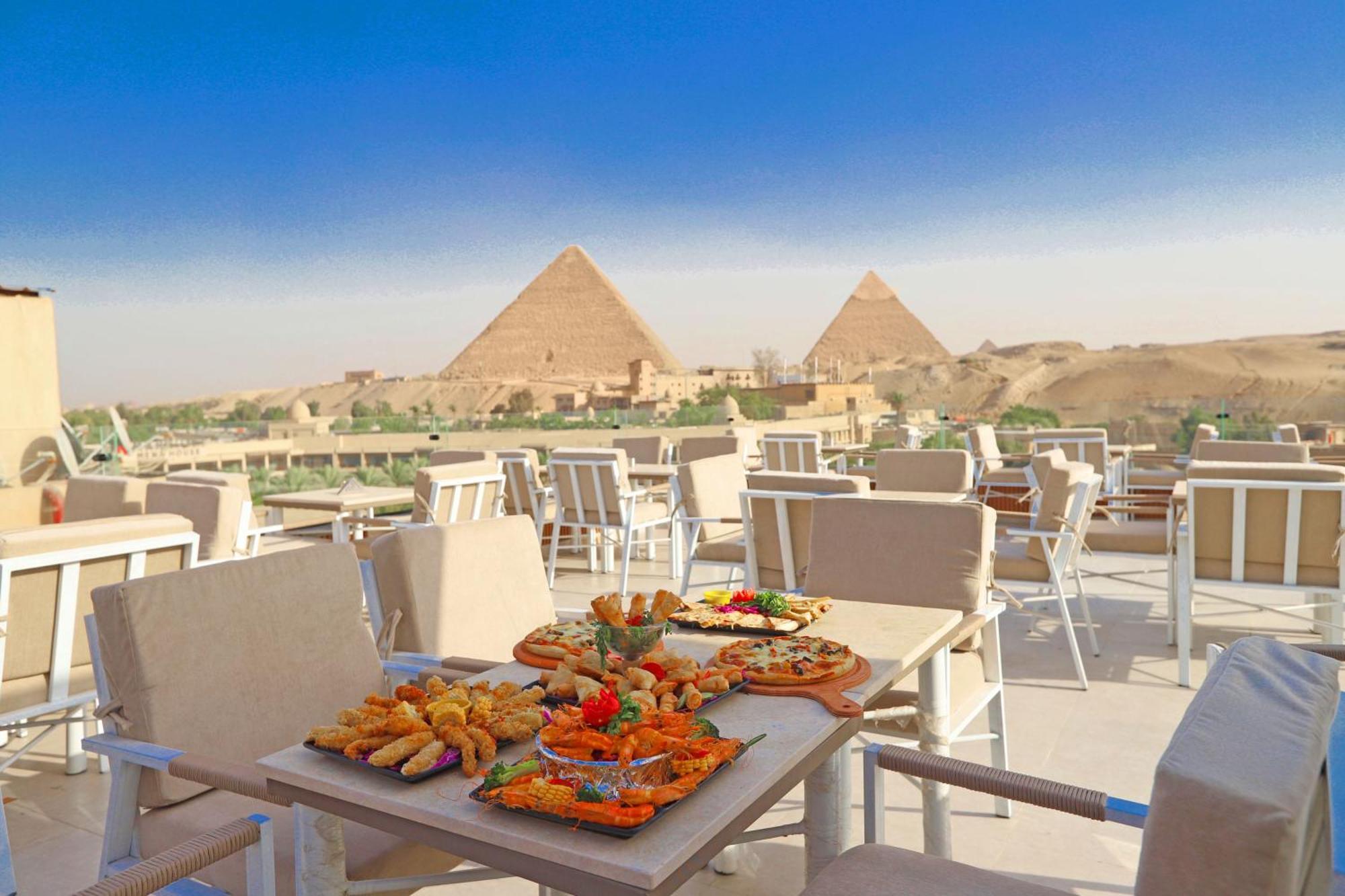 Gaia Pyramids Hotel Kafrat al Jabal Екстер'єр фото