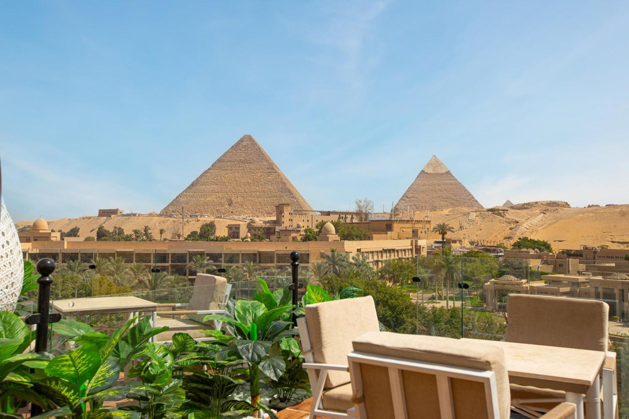 Gaia Pyramids Hotel Kafrat al Jabal Екстер'єр фото