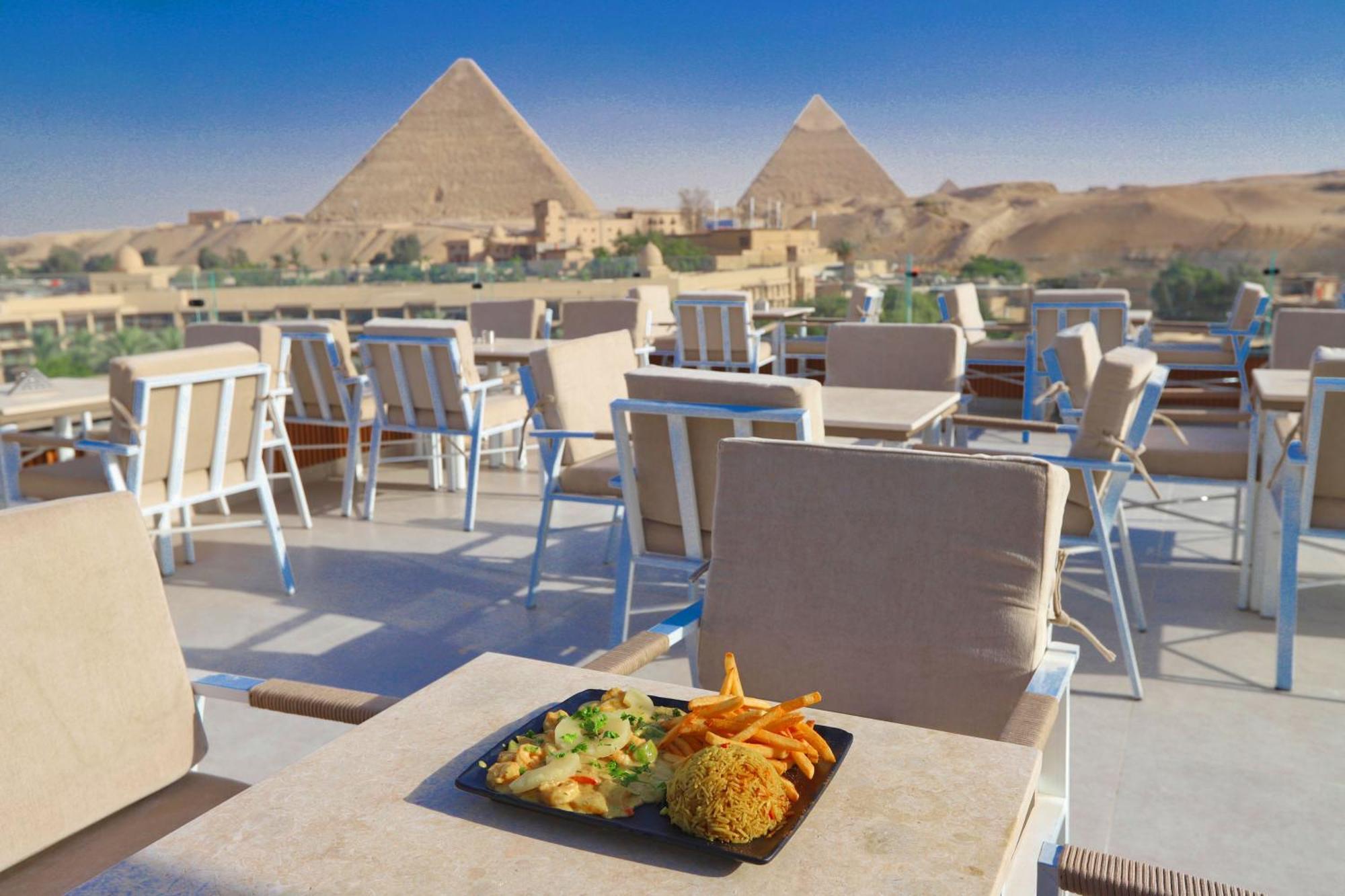 Gaia Pyramids Hotel Kafrat al Jabal Екстер'єр фото