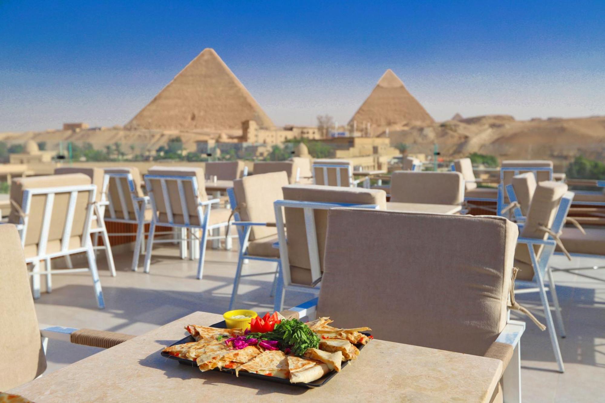 Gaia Pyramids Hotel Kafrat al Jabal Екстер'єр фото