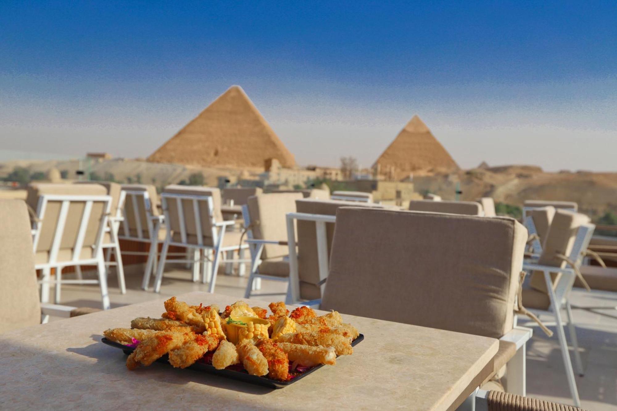 Gaia Pyramids Hotel Kafrat al Jabal Екстер'єр фото