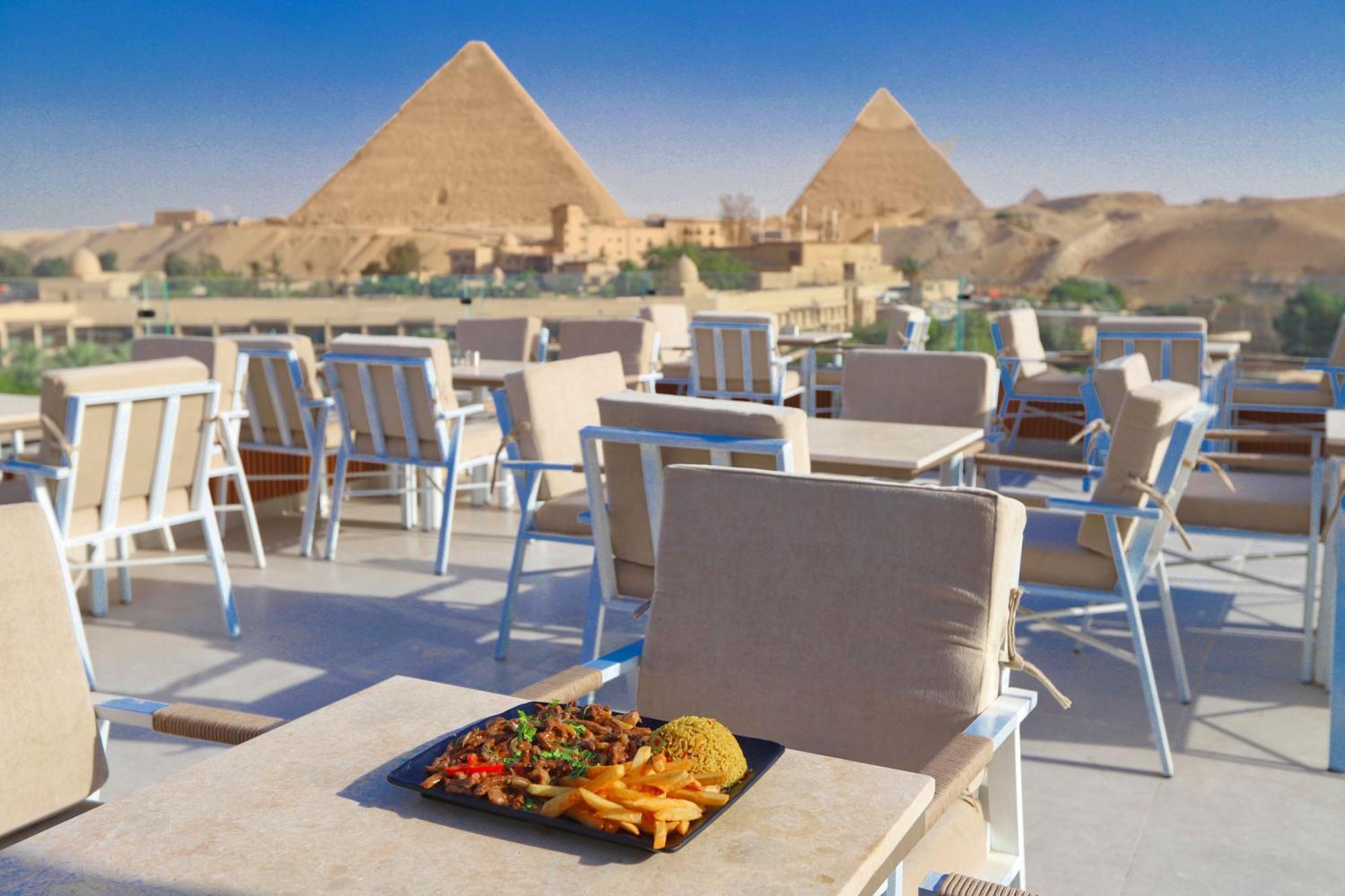 Gaia Pyramids Hotel Kafrat al Jabal Екстер'єр фото