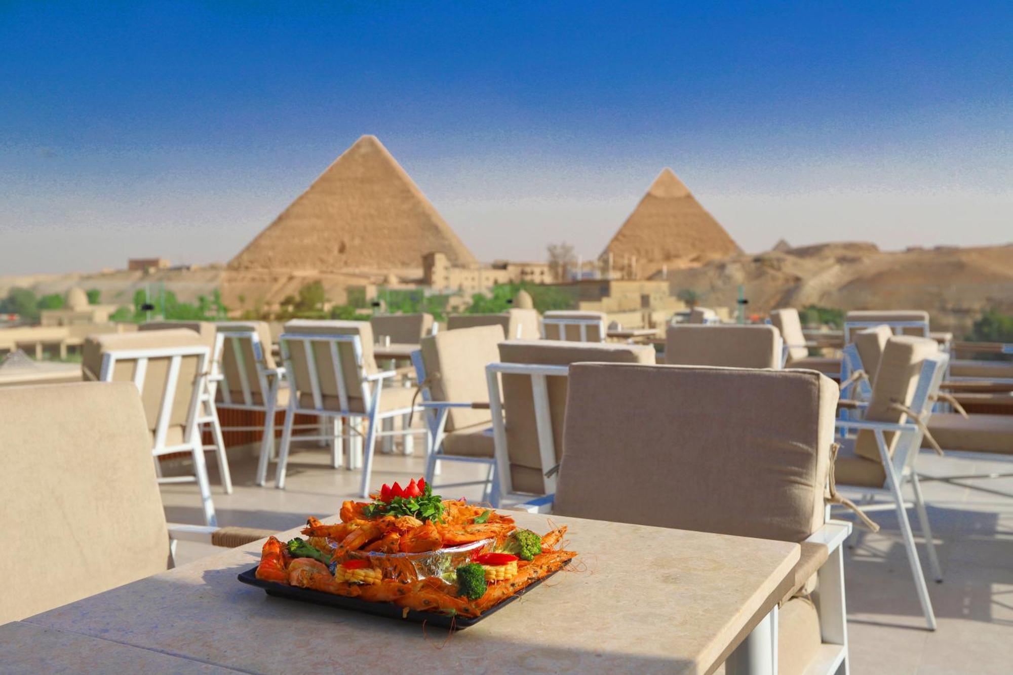 Gaia Pyramids Hotel Kafrat al Jabal Екстер'єр фото