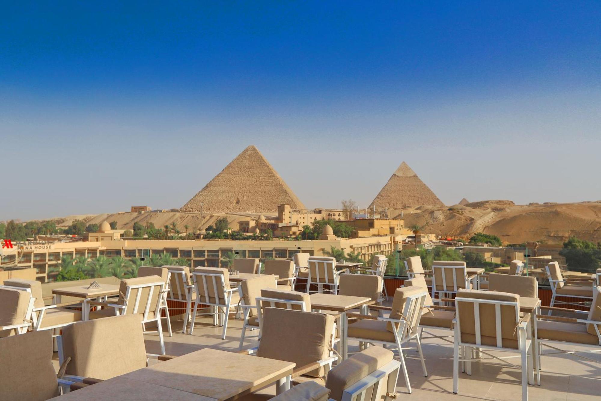 Gaia Pyramids Hotel Kafrat al Jabal Екстер'єр фото
