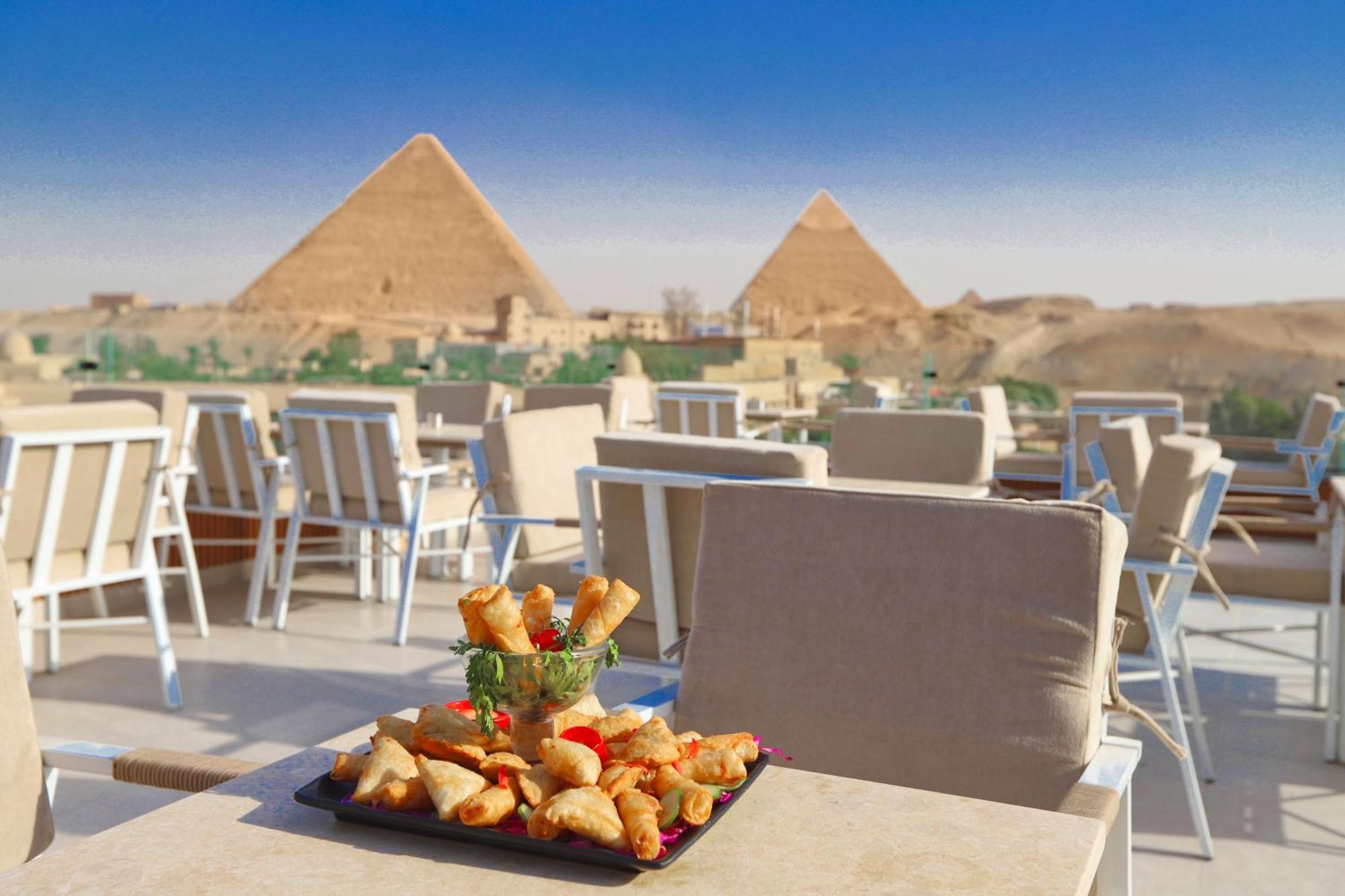 Gaia Pyramids Hotel Kafrat al Jabal Екстер'єр фото