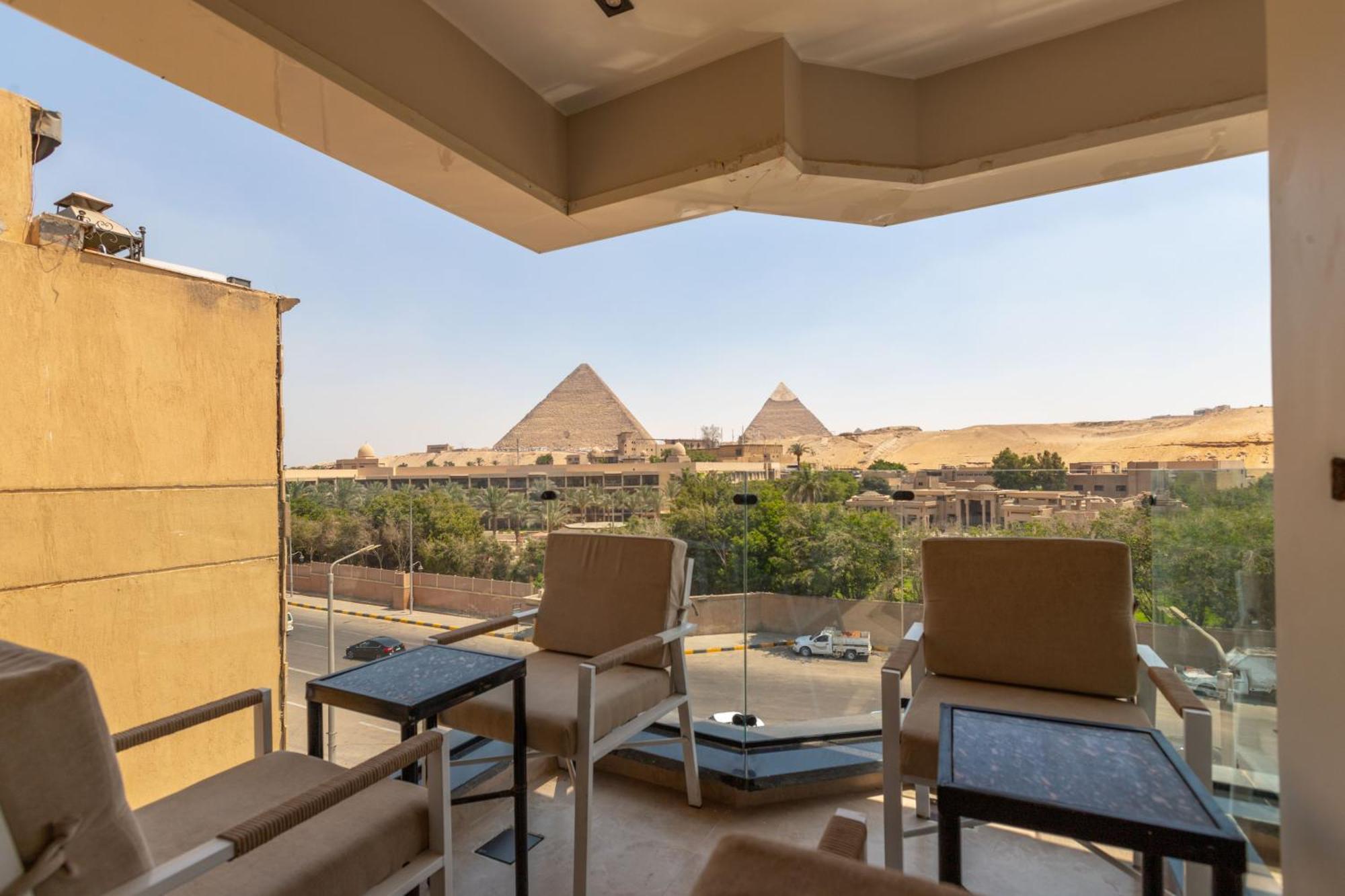 Gaia Pyramids Hotel Kafrat al Jabal Екстер'єр фото