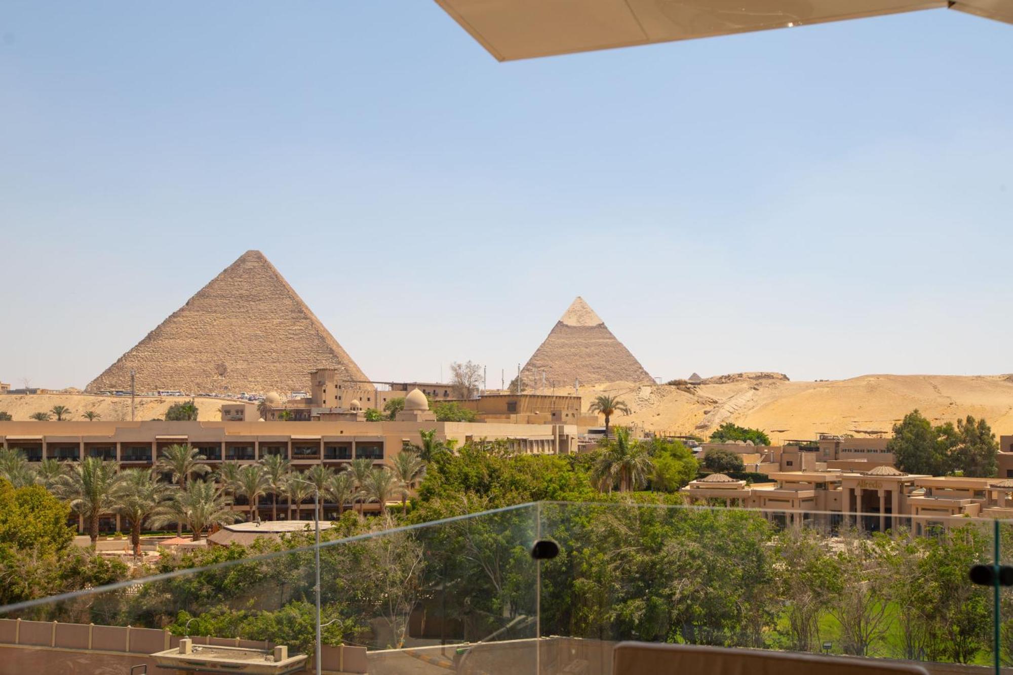 Gaia Pyramids Hotel Kafrat al Jabal Екстер'єр фото
