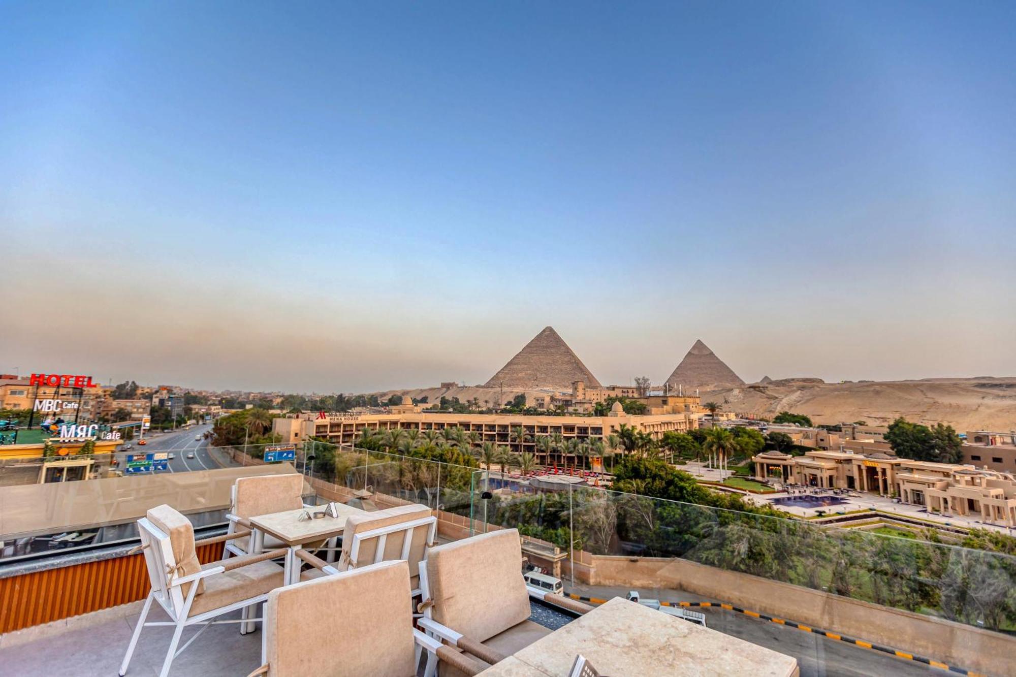 Gaia Pyramids Hotel Kafrat al Jabal Екстер'єр фото