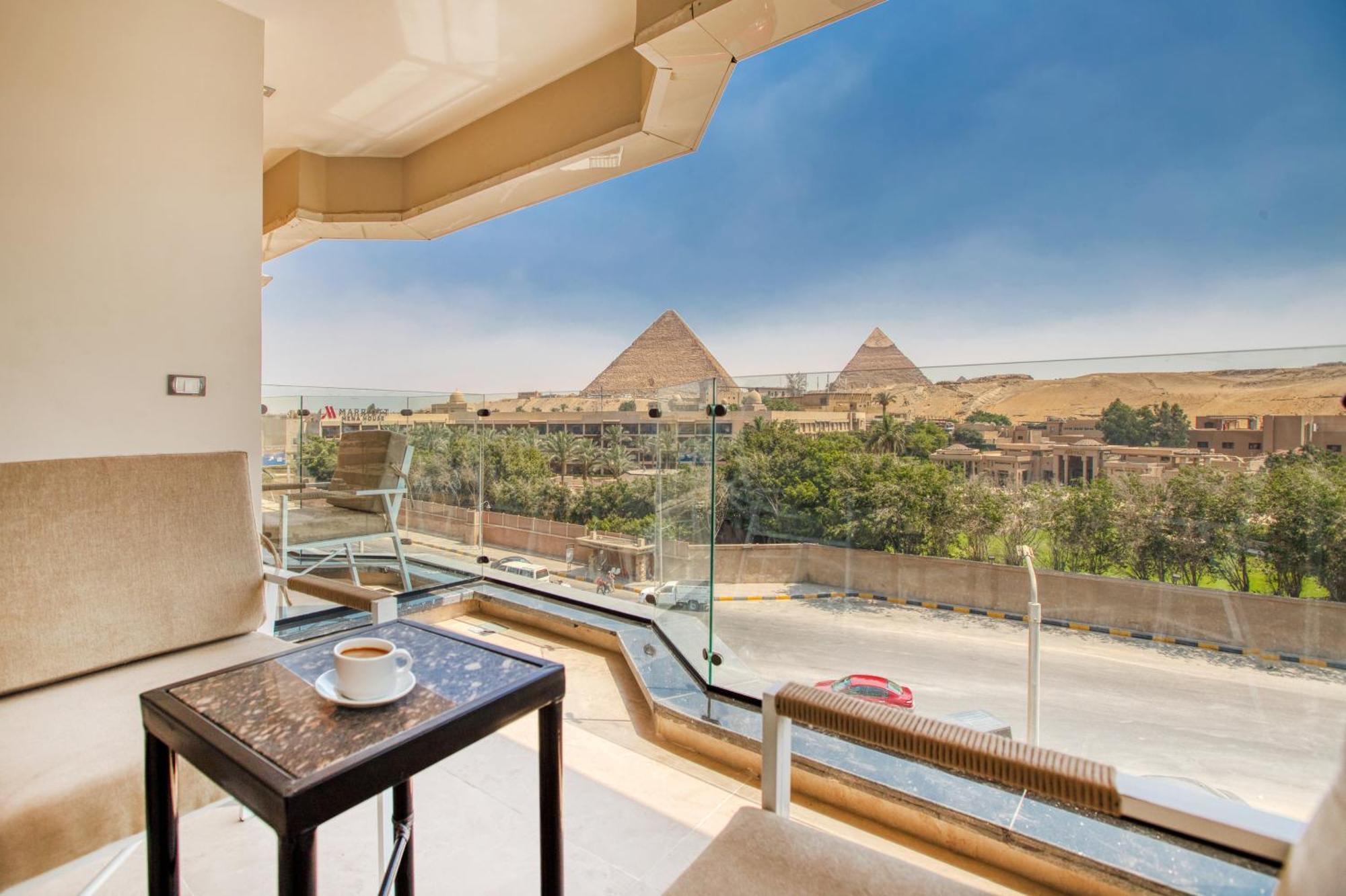 Gaia Pyramids Hotel Kafrat al Jabal Екстер'єр фото